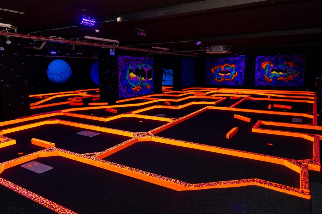Indoor Mini Golf Course in Hereford City Centre