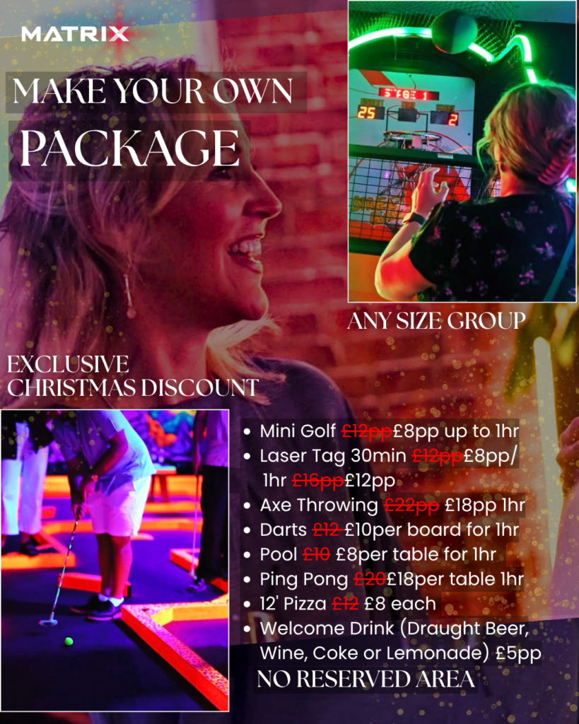Christmas Party Package At Matrix